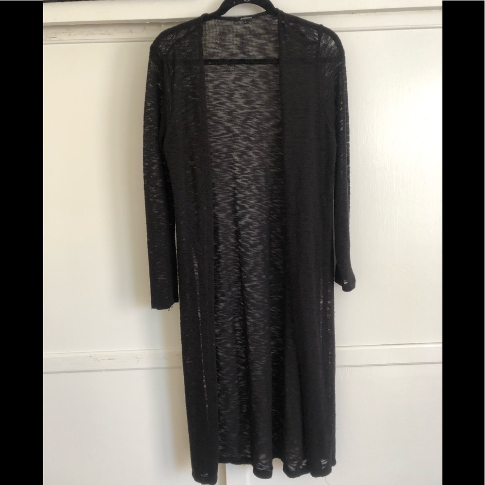 Black Shawl Cover Tunic
